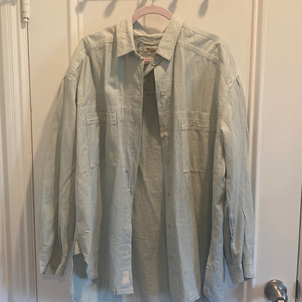 NWT Free People shacket/button up